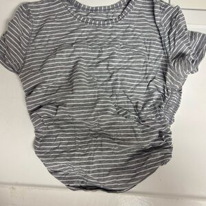 Lululemon Gray Striped Women's Top